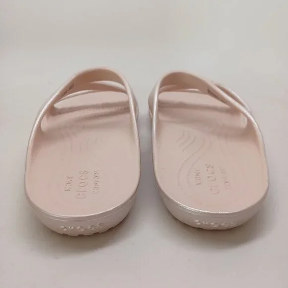 Crocs Sandals Kadee II Pink Pearl Slip On Casual Iconic Comfort Shoes Womens 9 - Picture 5 of 14